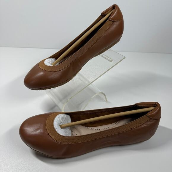 NIB • Lands End Women's Comfort Elastic Learher Ballet
Size: 9W - Picture 2 of 7